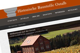 Screenshot: Historische Baustoffe Ostalb